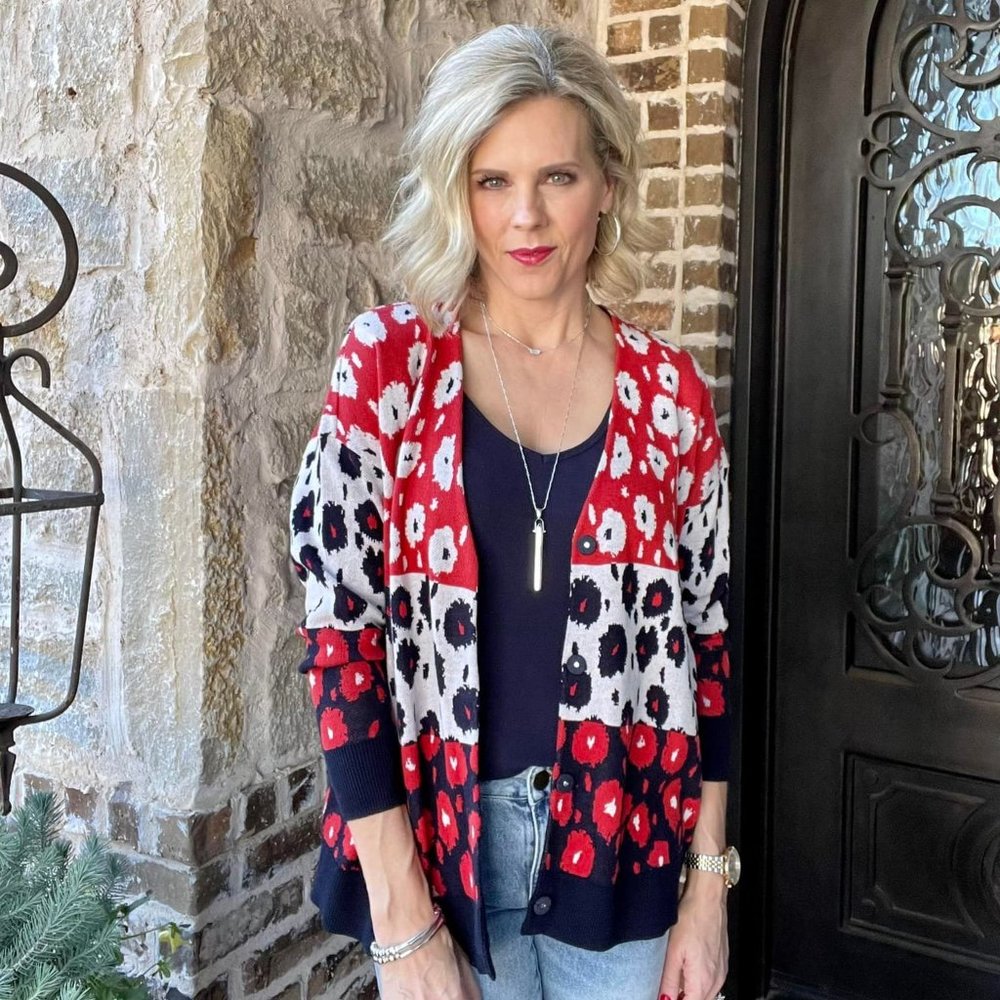 Cabi 6163 Upbeat Cardigan Spring 2022 Small EUC